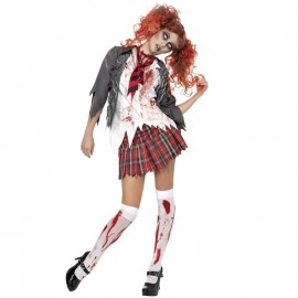 Costume da Studentessa Zombie Economico