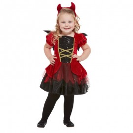 Costume da Diavoletto Rosso Bambina Online