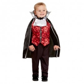 Costume da Dracula Rosso Bambino Online