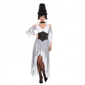 Costume da Sposa Gotica Bianco e Nero Online