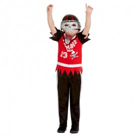 Costume da Giocatore da Football Zombie Bambino Economico