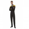 Uniforme da Voyager Operations di Star Trek Nero e Oro in Vendita