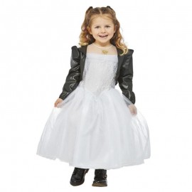 Costume da Sposa di Chucky Tiffany Bambina Economico