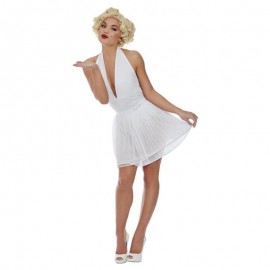 Costume da Marilyn Monroe Bianco Sexy Donna Economico