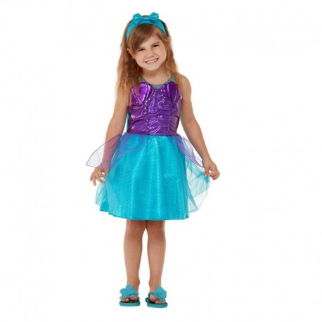 Costume da Sirena Bambina Azzurro e Viola Online