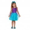 Costume da Sirena Bambina Azzurro e Viola Online