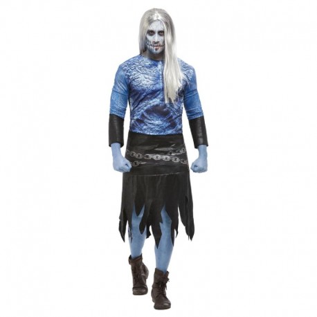 Offerta Costume da Guerriero Zombi di Inverno Azzurro