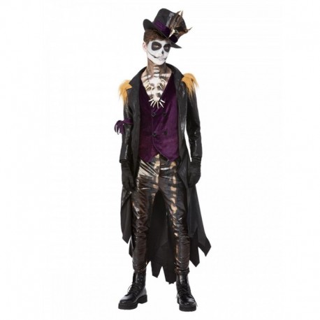 Costume da Stregone Voodoo Nero e Porpora Shop