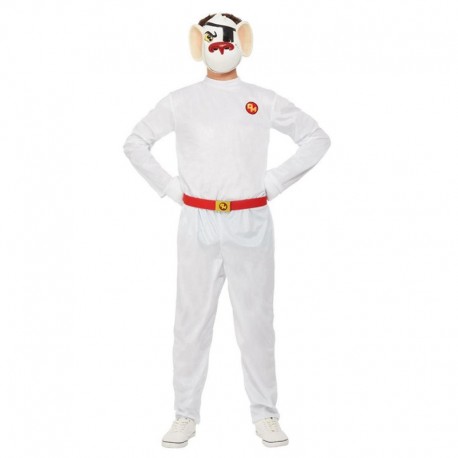 Costume da Danger Mouse Bianco Adulto Economico