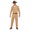 Costume da Sceriffo Anni 80 Beige in Offerta 