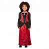 Costume da Vampiro Rosso e Nero Bambini Economico 