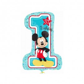 Palloncino Mickey Mouse Primo Compleanno