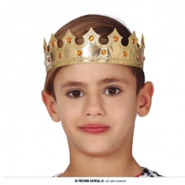 Corona Reale D'oro per Bambini