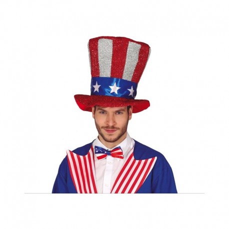 Cappello a Cilindro con Bandera Americana