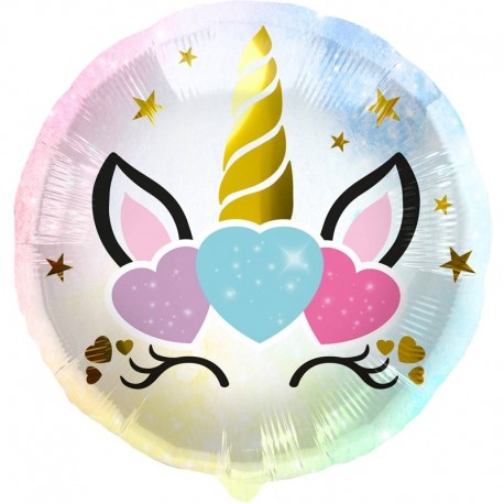 Palloncino Unicorno Chic 45 cm 