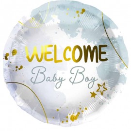 Palloncino Welcome Baby Boy 45 cm Shop