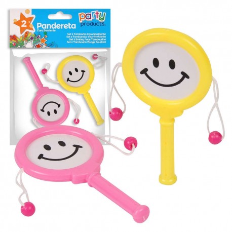 Set 2 Tamburelli con Smile Shop