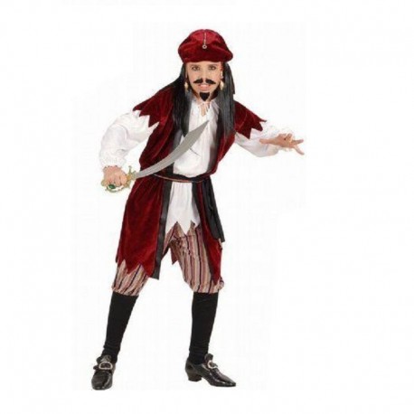 Compra Costume da Pirata dei Caraibi Rosso per Bambini