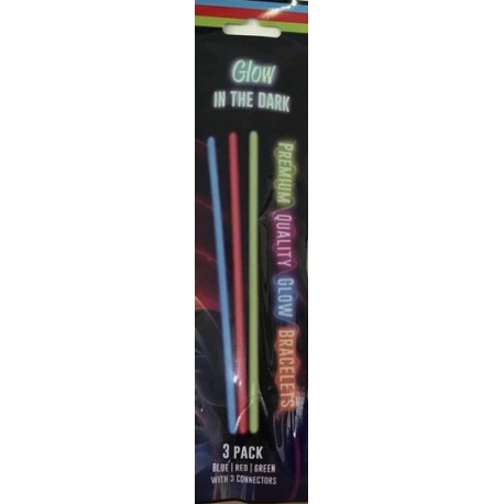 200 Braccialetti Luminosi Glow Stick Verdi: Confezione Da 2x100 Con Connettori Per Feste