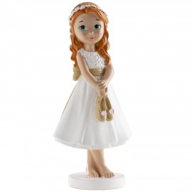 Statuina Comunione Bambina Scalza 13 Cm