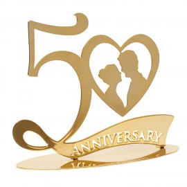 Decorazione 50 Anni Anniversario in Oro