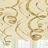 12 Spirali Decorative da Festa 55 cm Online