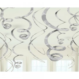 12 Spirali Decorative da Festa 55 cm Online