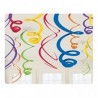 12 Spirali Decorative da Festa 55 cm Online