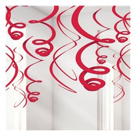 12 Spirali Decorative da Festa 55 cm Online