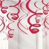 12 Spirali Decorative da Festa 55 cm Online