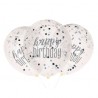 Palloncini Happy Birthday con Coriandoli Offerta