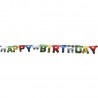 Ghirlanda Happy Birthday Metalizzata