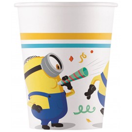 8 Bicchieri Minions di carta 200 ml Online