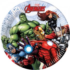 8 Piatti Avengers 20 cm