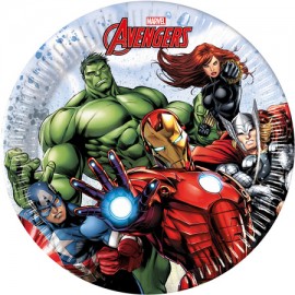 Kit compleanno per 24 Persone Avengers, accessori tavola