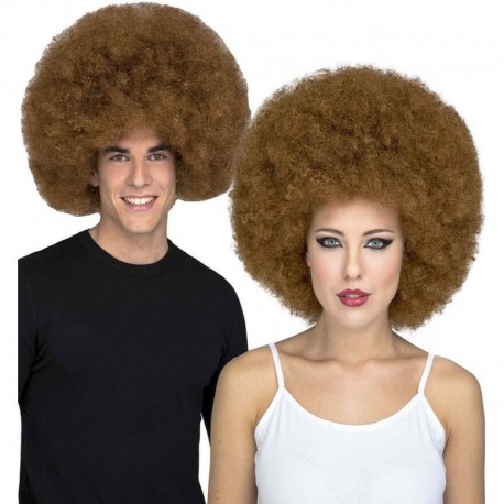 Parrucca Capelli Castani Afro Shop 