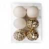 Set Palline di Natale Assortite Oro e Beige Shop