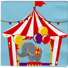 20 Tovaglioli Circo Party 33 cm