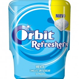 16 Gomme da Masticare Orbit Refreshers alla Menta Senza Zucchero 