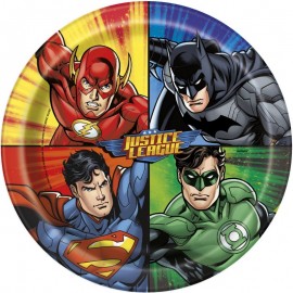 8 Piatti Justice League 23 cm