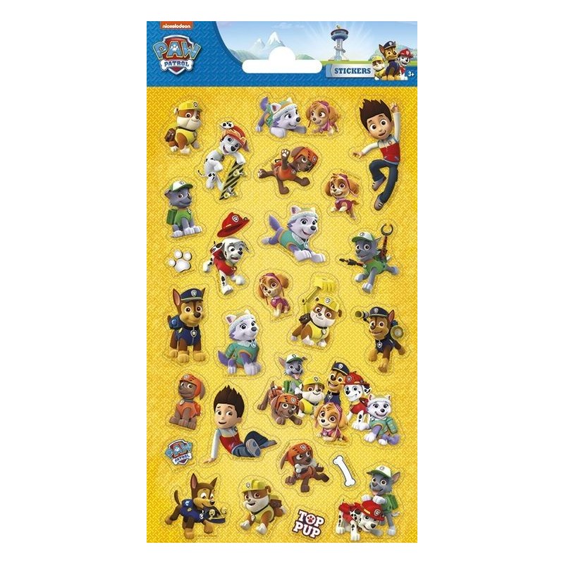 Adesivi Paw Patrol Glitter Economici