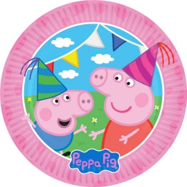 Peppa Pig compleanno Kit di Compleanno 8 persone 