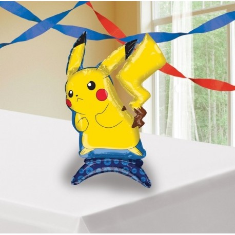 Palloncino a Forma Pikachu con Base