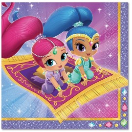 16 Tovaglioli Shimmer & Shine 33 cm