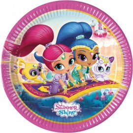 8 Piatti Shimmer & Shine 23 cm 8 Piatti Shimmer & Shine 23 cm