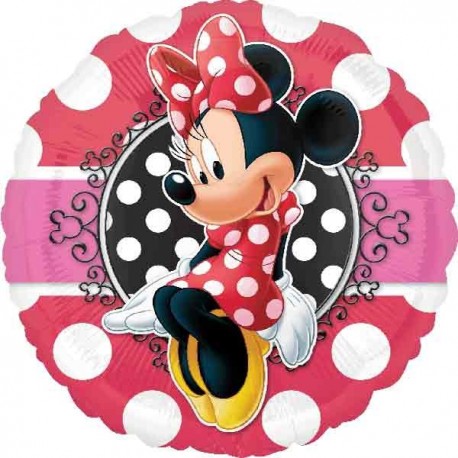 Palloncino Minnie Mouse Portrait di Foil