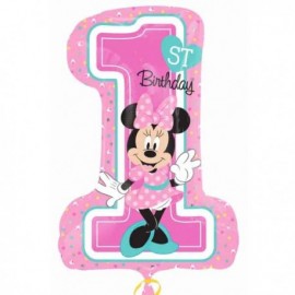 Candela Personalizzata MINNIE PRIMO COMPLEANNO