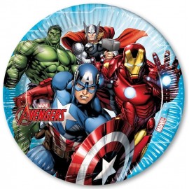 8 Piatti Avengers 23 cm 8 Piatti Avengers 23 cm