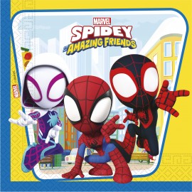 20 Tovaglioli Spiderman Spidey 33 cm Prezzo