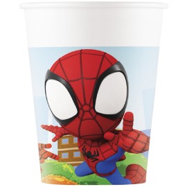 8 Bicchieri Spiderman Spidey 200 ml Online